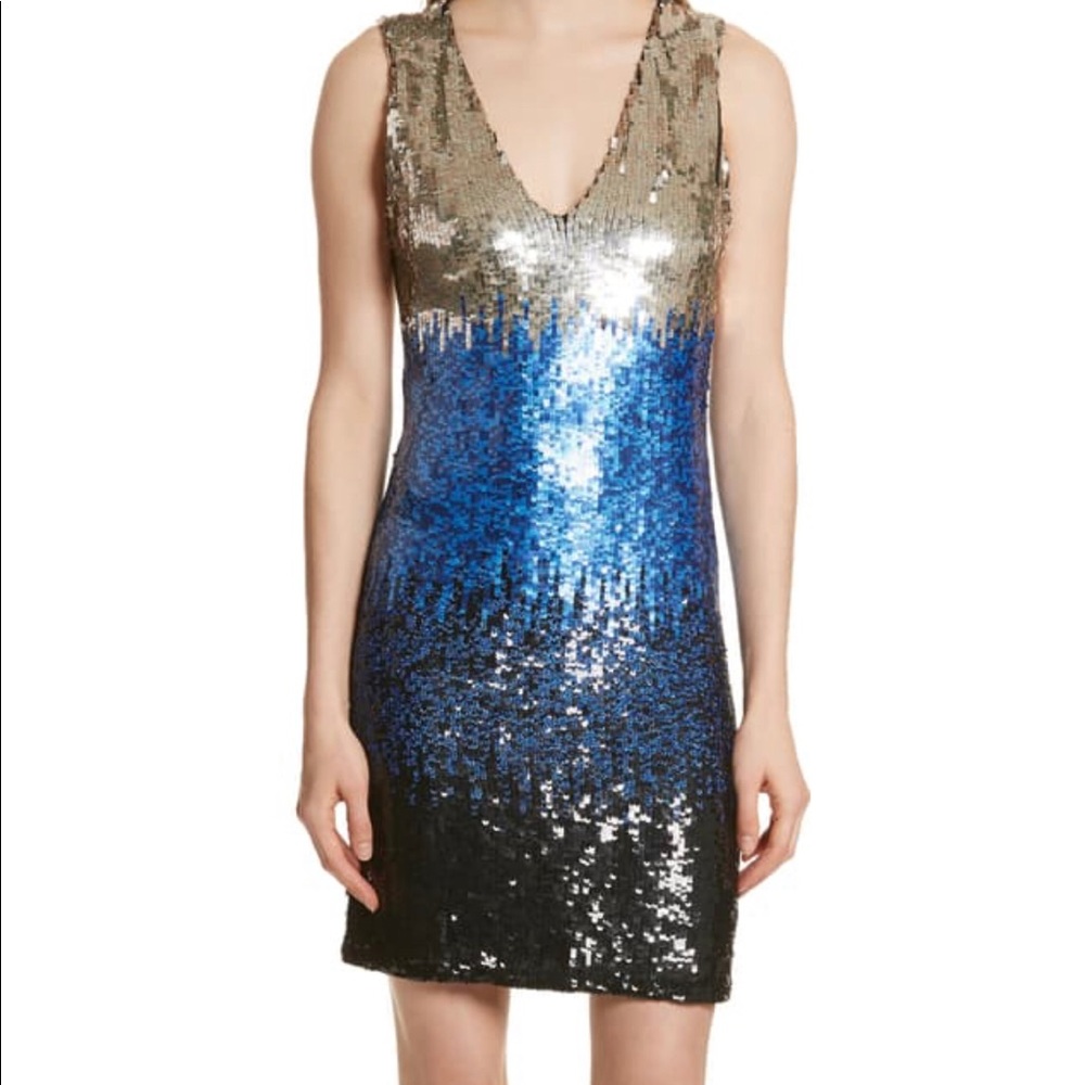 Alice + Olivia Nat Sequin MiniDress